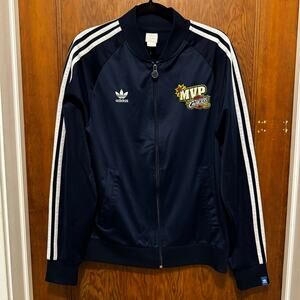 EUC Adidas Cleveland Cavaliers MVP Full Zip Track‎ Jacket Medium Cavs Fangear
